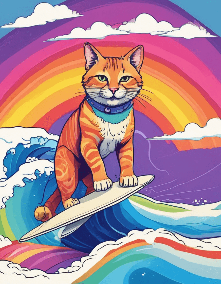 Rainbow Cat 6